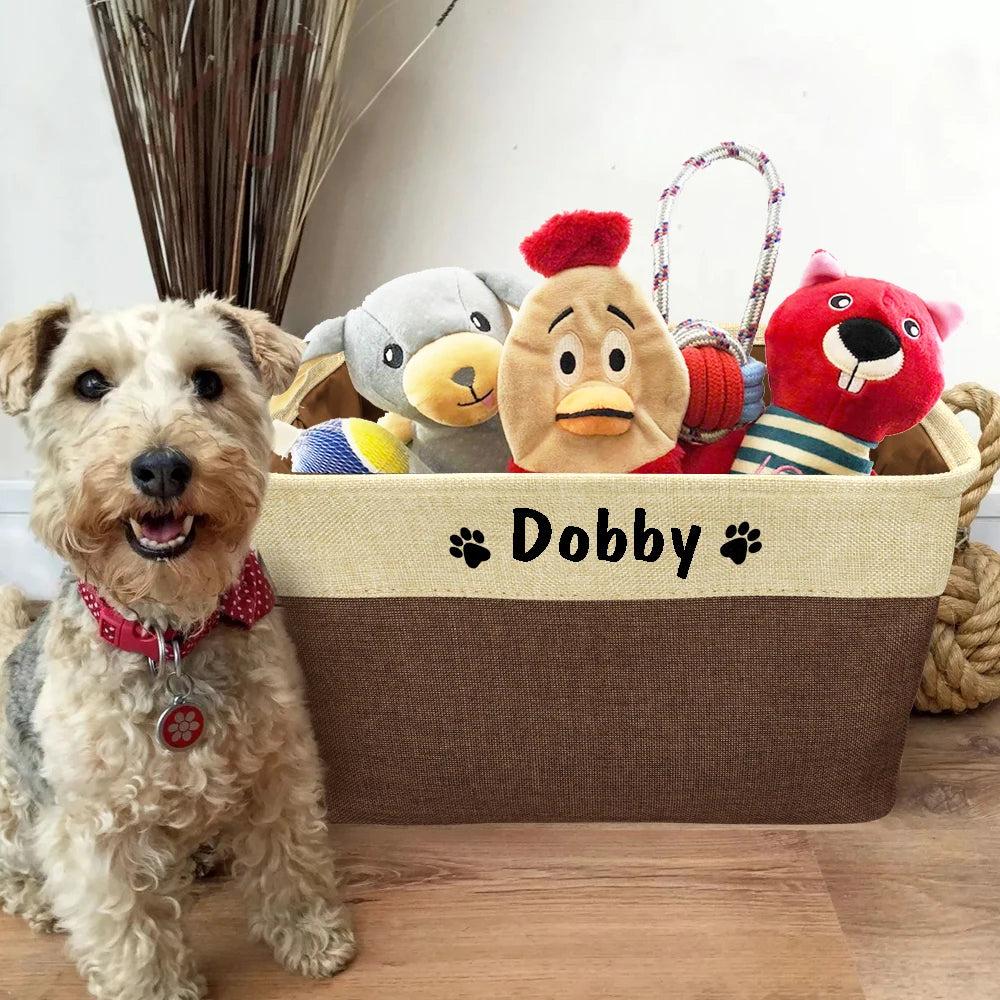 Personalised toy storage basket