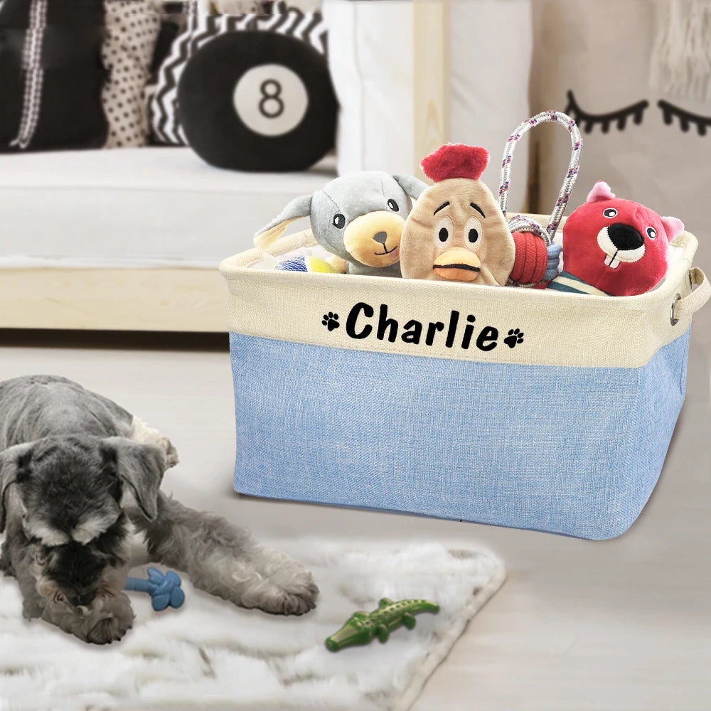 Personalised toy storage basket
