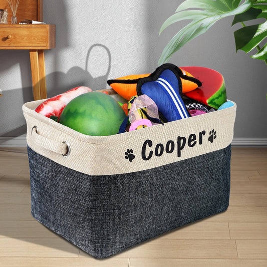 Personalised toy storage basket